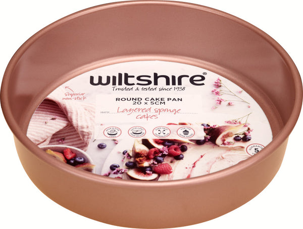 Wiltshire Rose Gold Round Cake Pan 20cm - 2