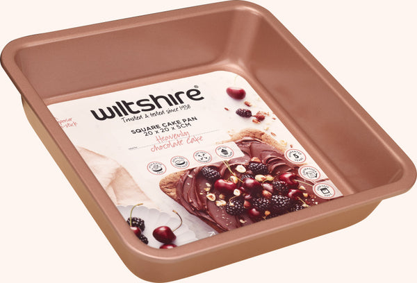 Wiltshire Rose Gold Square Cake Pan 20cm - 2