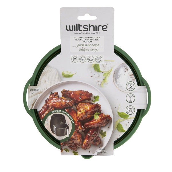 Wiltshire Silicone Air Fryer Round Collapsible Pan 19cm - 1