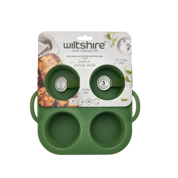 Wiltshire Silicone Air Fryer Muffin Pan 4 Cup - 1