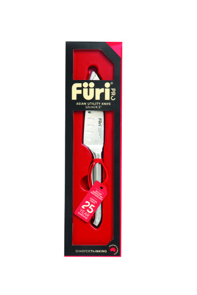 Furi Stainless Steel Pro Asian Utility Knife - 12cm - 1
