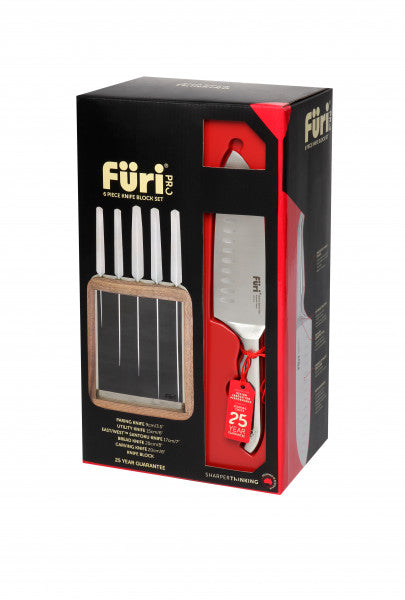 Furi Pro Vault Knife Block Set - 6 Piece - 1