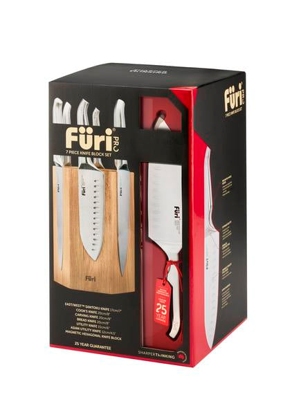 Furi Magnetic Hexagonal Knife Block Set 7 Piece - 1