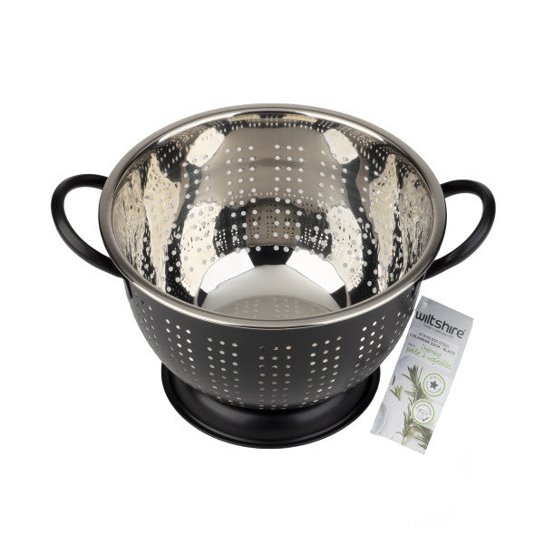 Wiltshire Extra Deep Colander 22cm - Black - 1