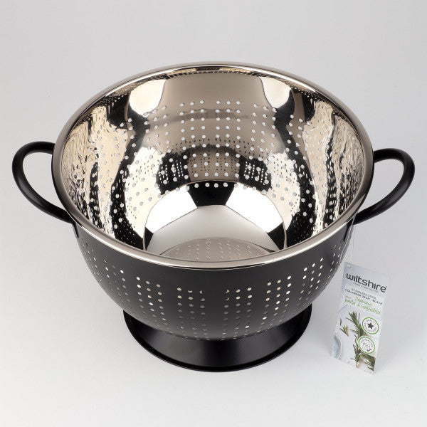 Wiltshire Extra Deep Colander 26cm - Black - 3