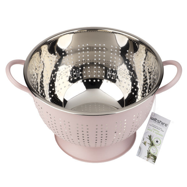 Wiltshire Extra Deep Colander 26cm - Rose Pink - 1