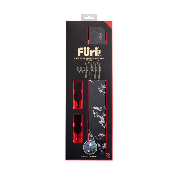 Furi Pro Stone Magnetic Wall Rack 36cm - Black - 1
