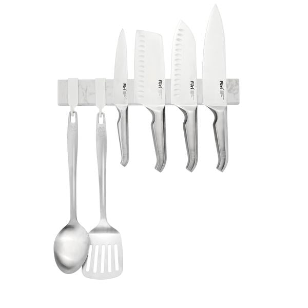 Furi Pro Stone Magnetic Wall Rack 36cm - White - 3