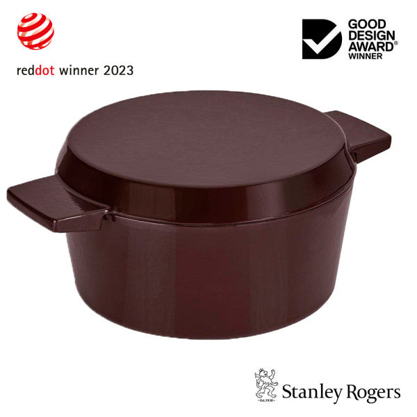 Stanley Rogers Cast Iron French Oven Bordeaux 28cm - 2