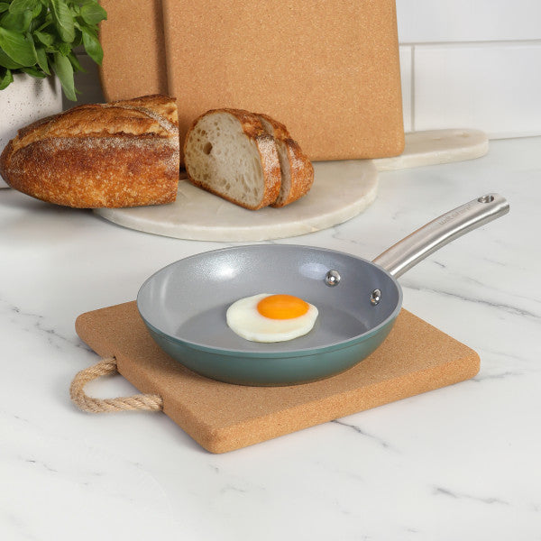 Wiltshire Deluxe Cork Trivet with Rope Handle Square 24 x 2cm - 3