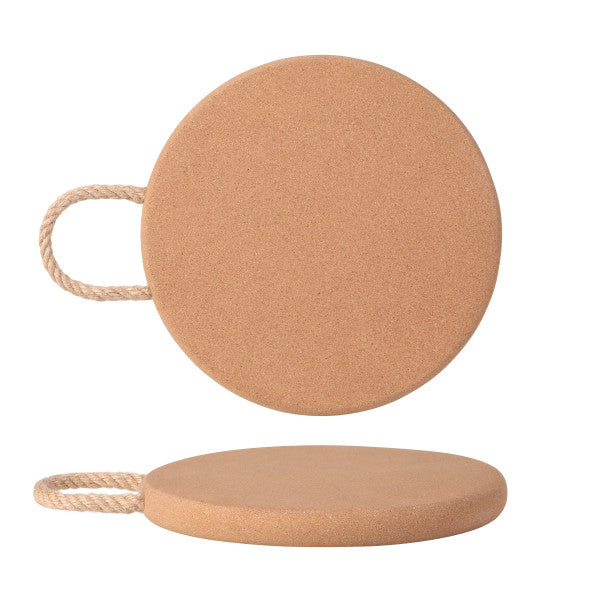 Wiltshire Deluxe Cork Trivet with Rope Handle Round 25 x 2cm - 3