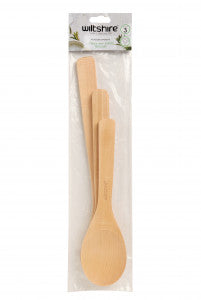 Wiltshire Classic Wood Spoons - 3 Piece - 1