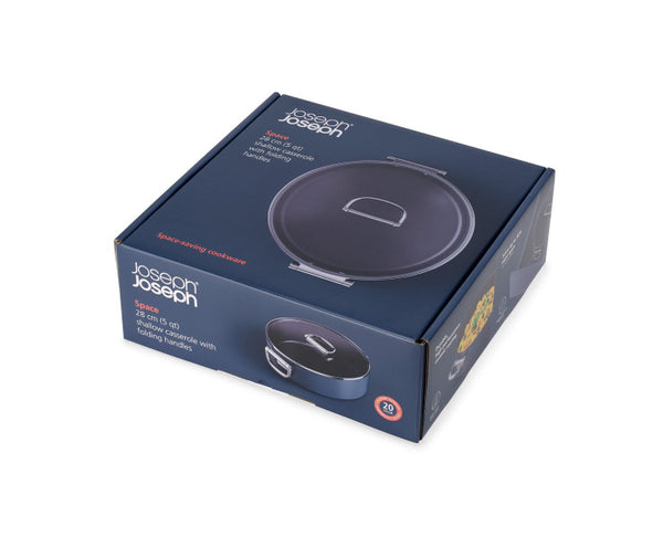 Joseph Joseph Space 28cm/5qt Non-Stick Shallow Casserole & Lid - 1