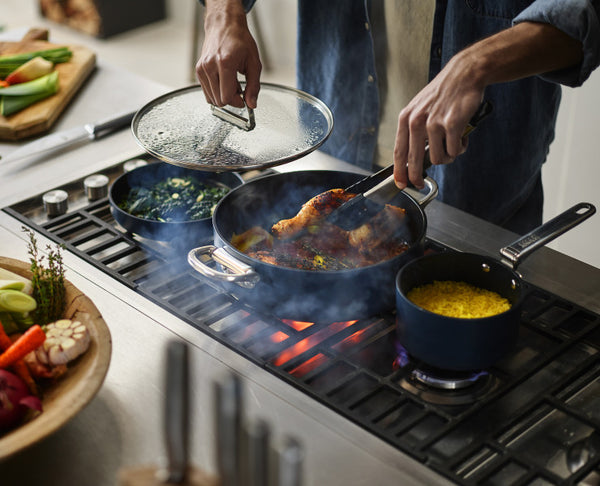 Joseph Joseph Space 28cm/5qt Non-Stick Shallow Casserole & Lid - 3