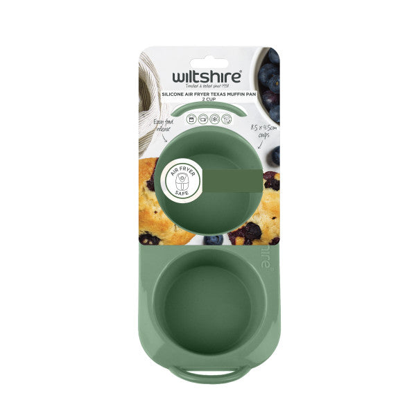 Wiltshire Silicone Air Fryer Texas Muffin Pan 2 Cup - 1