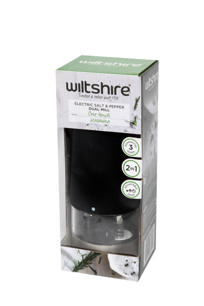 Wiltshire Electric Dual Mill Black 17cm - 1