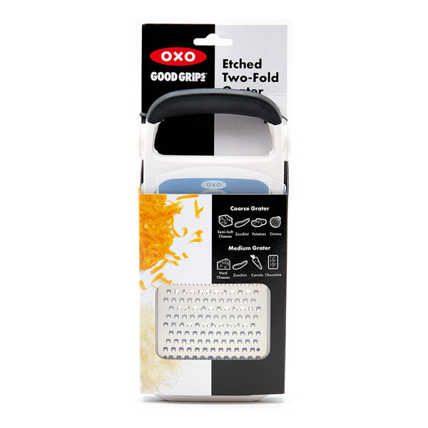 Oxo Etched Two-Fold Grater - 1