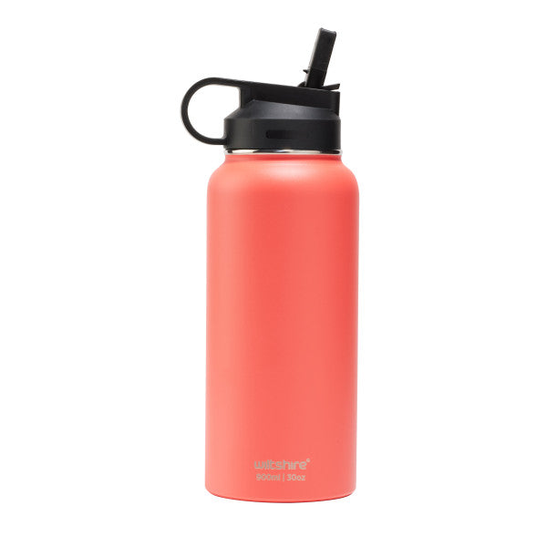 Wiltshire Stainless Steel Bottle Coral 900ml - 1