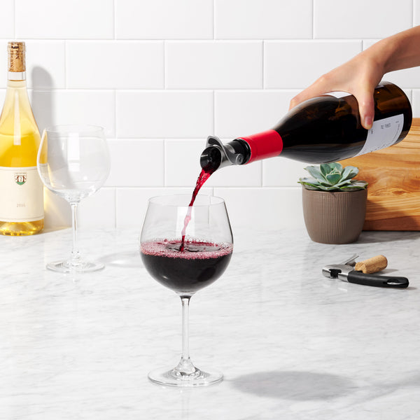 OXO Good Grips Steel Wine Stopper & Pourer - 2