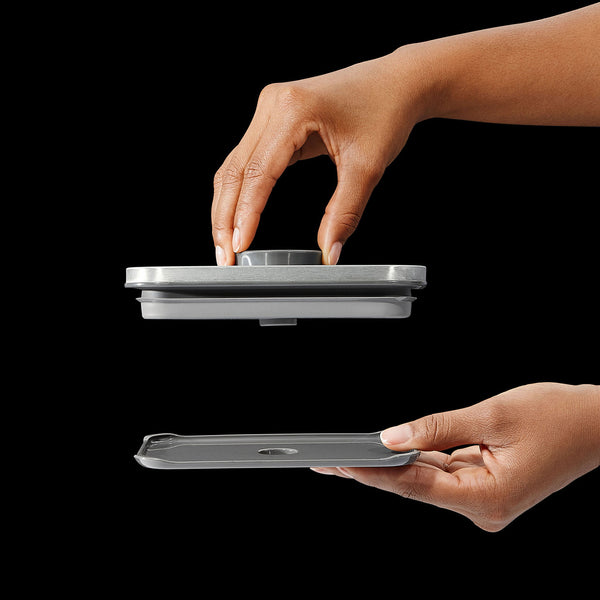 OXO Good Grips POP 2.0 STEEL Small Square, Short (1 Litre) - 1