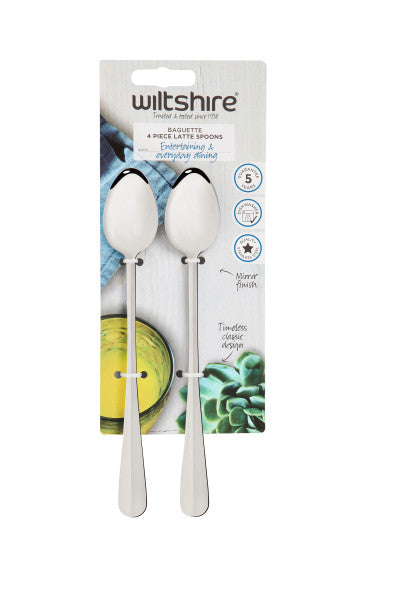 Wiltshire Baguette Parfait Spoon 4Piece Stainless Steel - 1