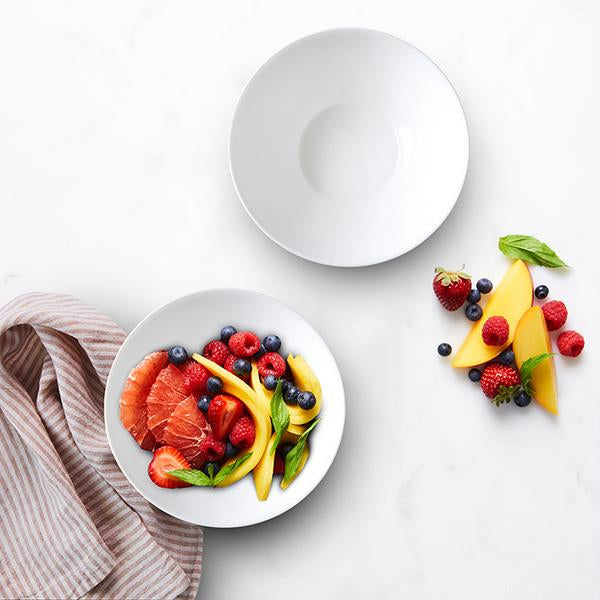 Wiltshire White Coupe Glass Noodle Bowl 18cm - 3