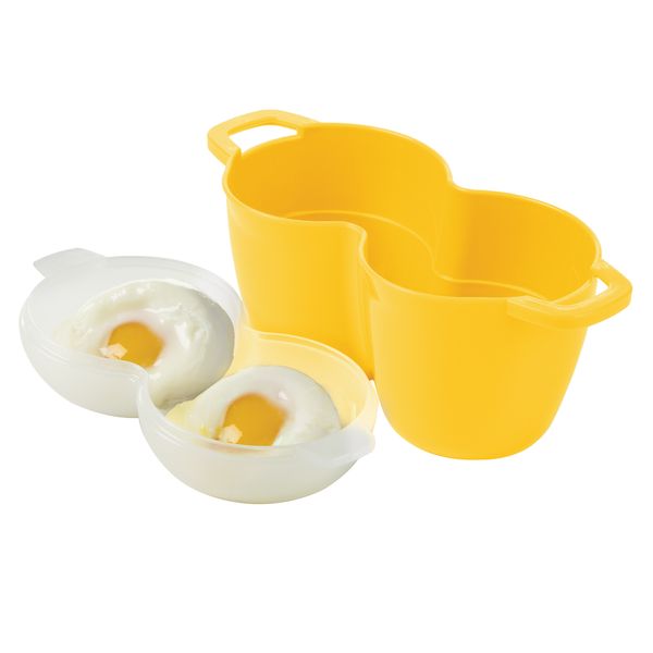 Progressive Prep Solutions Microwave Poach Perfect 2 Egg Cooker - 1
