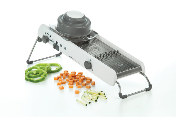 Progressive PL8 Professional Cubing Mandoline by Progressive - 4X Slicing Thicknesses, 2X Julienne And 2X Cubing Options - 1