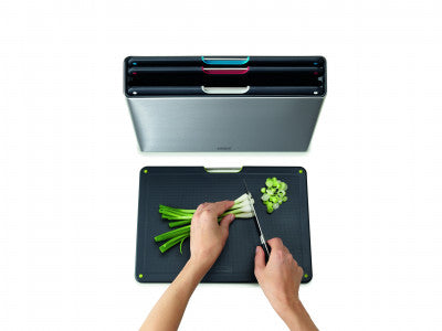 Joseph Joseph Folio™ Steel Stainless Steel Chopping Board Set – 4-piece - 2