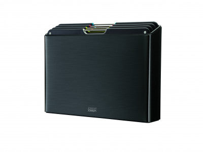 Joseph Joseph Folio Chopping Board Set Carbon Black With Stainless Steel Case – 4-piece - 2