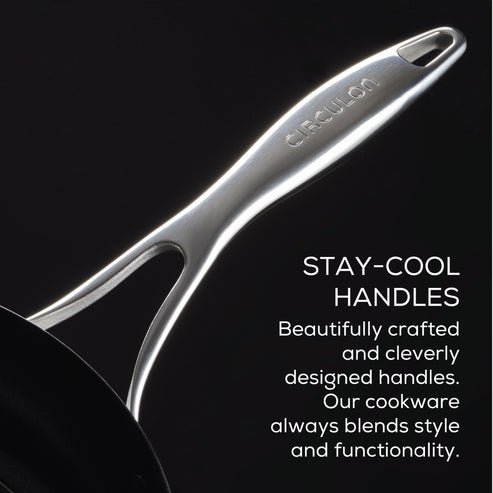 Circulon C-Series Hybrid Clad Stainless Steel Nonstick Induction Frypan 22cm - 3