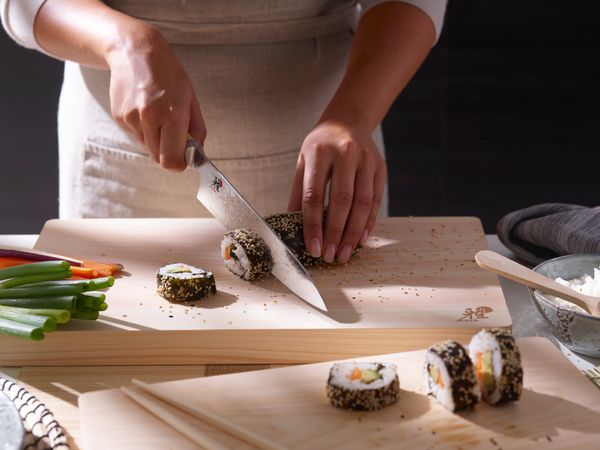 Miyabi 5000MCD Birchwood Santoku Knife - 18cm - 2
