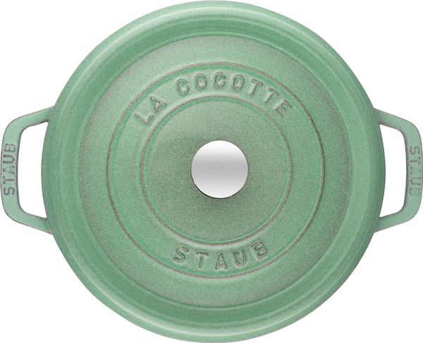 Staub Round Cocotte - 24cm Sage - 1