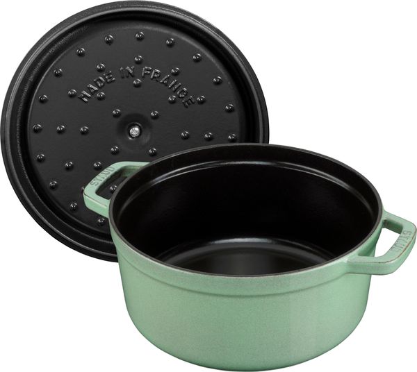 Staub Round Cocotte - 24cm Sage - 3