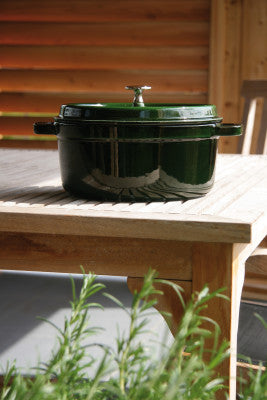 Staub Cast Iron Round Basil Green - 24cm - 1