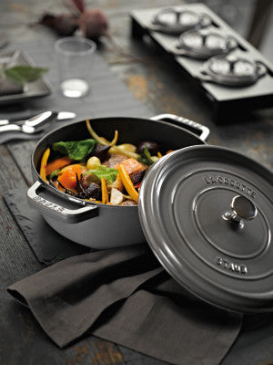 Staub Cast Iron Round Cocotte Graphite - 28cm - 1