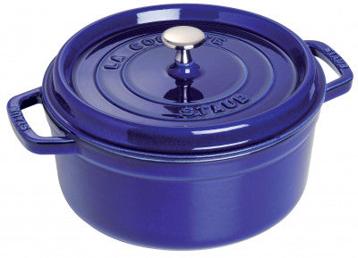 Staub Cast Iron Round Cocotte Marin Blue - 28cm - 1