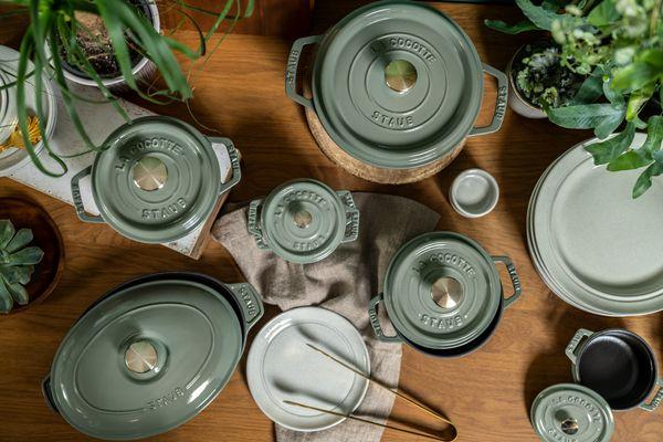 Staub Cocotte Round 24cm - Eucalyptus - 3