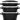 Staub Stackable 3pc Cocotte + Braiser + Pan+ Lid 24 cm Black
