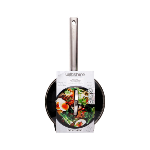 Wiltshire Easycook Pine Induction Saucepan 20cm|2.17l with glass lid - 2