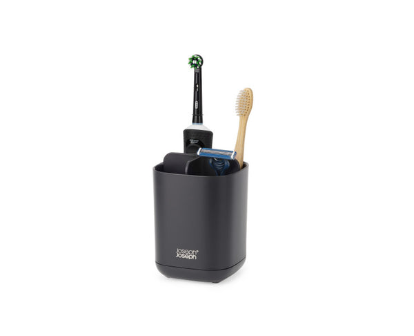 Joseph Joseph Easystore Toothbrush Caddy Black - 12.7cm x 9cm - 2