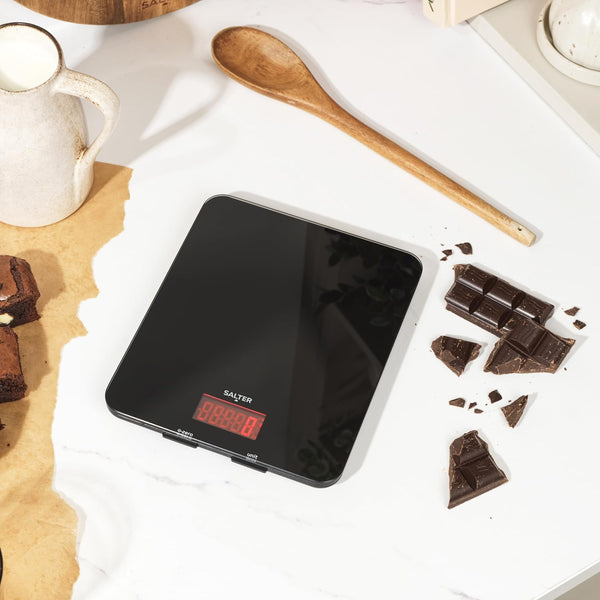 Salter High Capacity Electronic Kitchen Scale Measurement Units (kg, lbs, oz, ml, fl.oz) Capacity - 10kg Max - 2