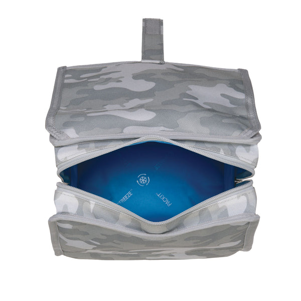PackIt Freezable Lunch Bag Arctic Camo - Chill A Meal and a 340ml Drink For Hours - 2