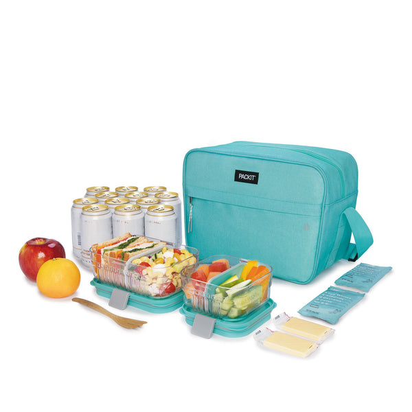 PackIt Freezable Zuma Bag Mint - 16cm x 31cm x 23cm - 3