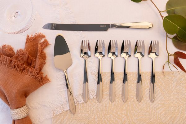 Splayd SS Cake Knife, Server & Splayd Set/8 - 1