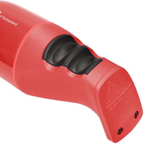 Bamix Classic Immersion/Stick Blender Stainless Steel Blades - 140W Red - 3