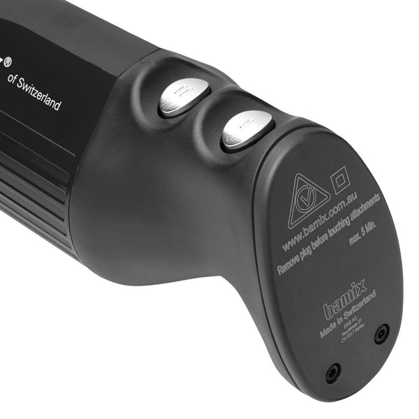 Bamix Mono Immersion/Stick Blender Stainless Steel Blades - 140W Black - 3