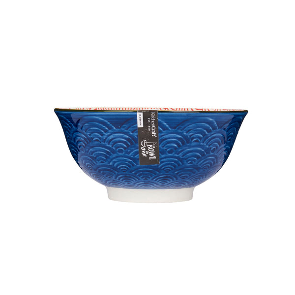 Mikasa Does it All Ceramic Bowl - Blue Arc - 15.7cm - 2