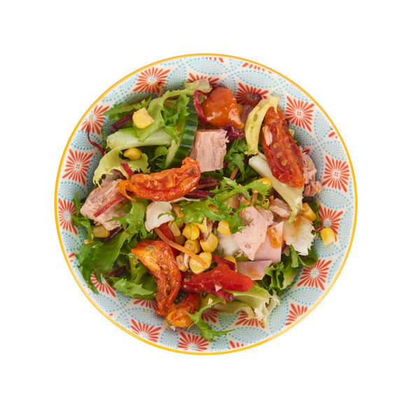 Mikasa Does it All Ceramic Bowl - Blue Mosaic - 15.7cm - 3