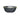 Mikasa Does it All Stoneware Ceramic Bowl - Black Floral - 15.7cm